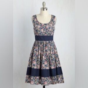 ModCloth Floral A Line dress
